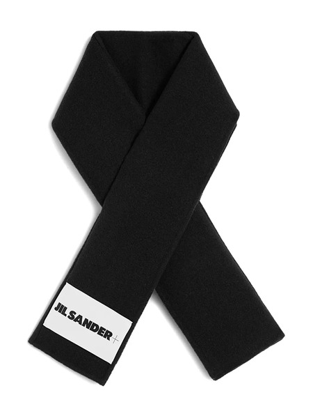  Jil Sander+ Virgin Wool Scarf - Black 