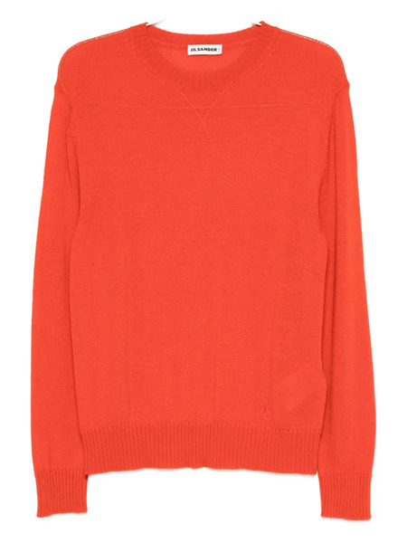  Jil Sander Virgin Wool Sweater - Orange 