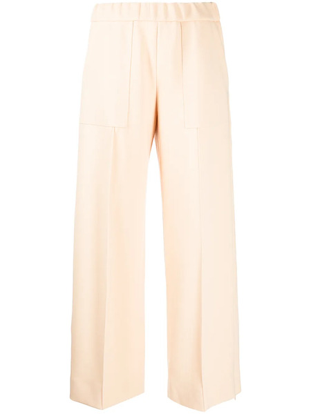  Jil Sander Wide-leg Wool Trousers - Neutrals 