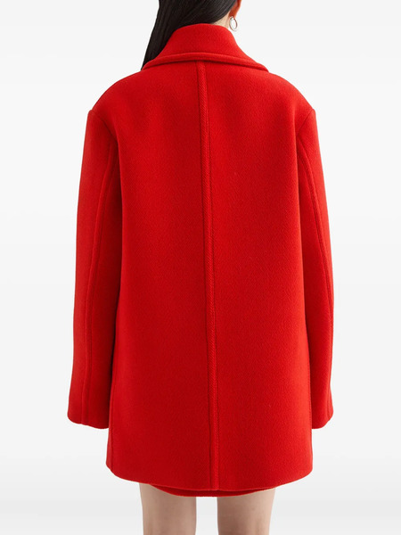  Jil Sander Wool Coat - Pink 