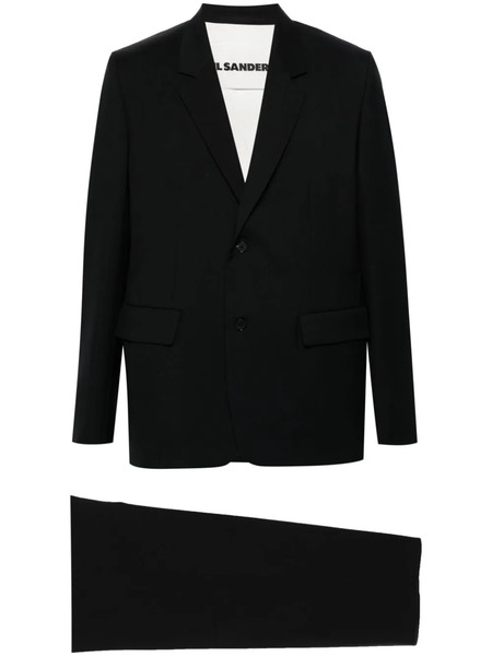  Jil Sander Wool Single-breasted Suit - Blue 