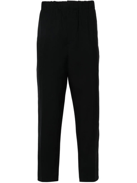  Jil Sander Wool Tapered Trousers - Blue 