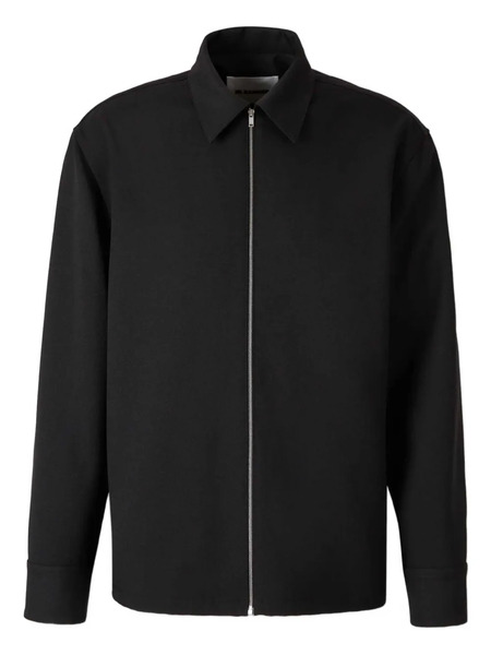  Jil Sander Zip-up Jacket - Black 