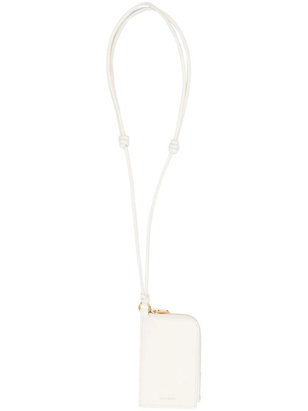  Jil Sander Zip-up Leather Purse - Neutrals 