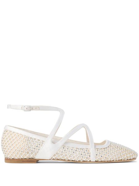  Jimmy Choo Astoria Ballet Flats - Neutrals 