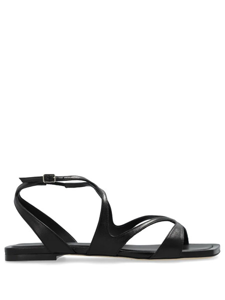  Jimmy Choo Ayla Leather Sandals - Black 