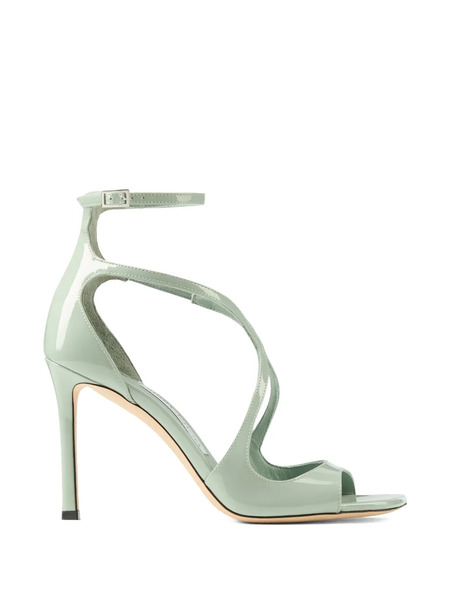  Jimmy Choo Azia 95 Strappy Sandals - Green 