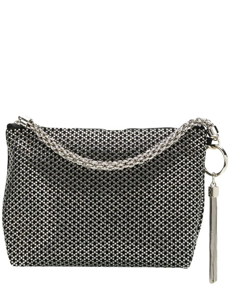  Jimmy Choo Callie Crystal-embellished Clutch Bag - Black 
