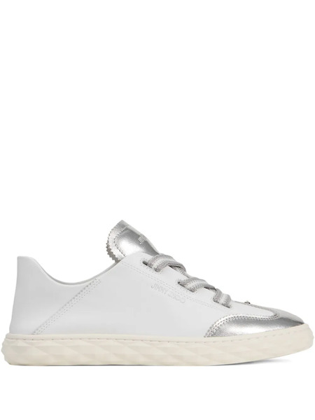  Jimmy Choo Diamond Light Flex Sneakers - White 