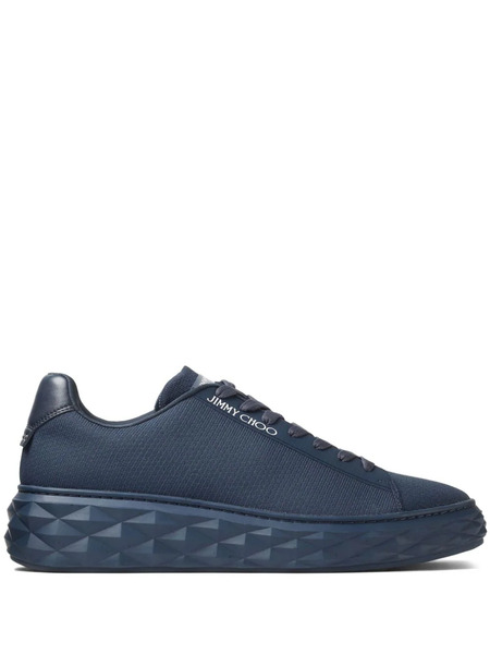  Jimmy Choo Diamond Light Knitted Sneakers - Blue 