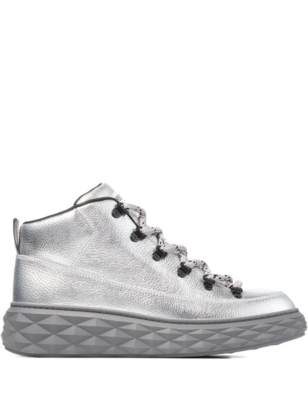  Jimmy Choo Diamond Maxi Sneakers - Silver 