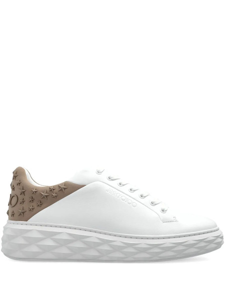  Jimmy Choo Diamond Maxi Sneakers - White 