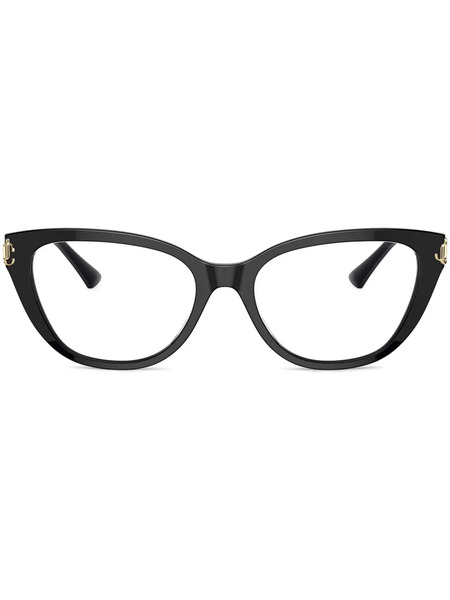  Jimmy Choo Eyewear Cat-eye Glasses - Black 