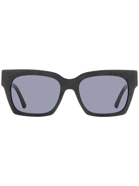  Jimmy Choo Eyewear Jo Rectangular-frame Sunglasses - Black 