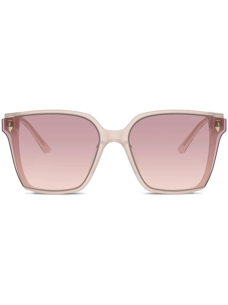  Jimmy Choo Eyewear Studded Sunglasses - Pink 