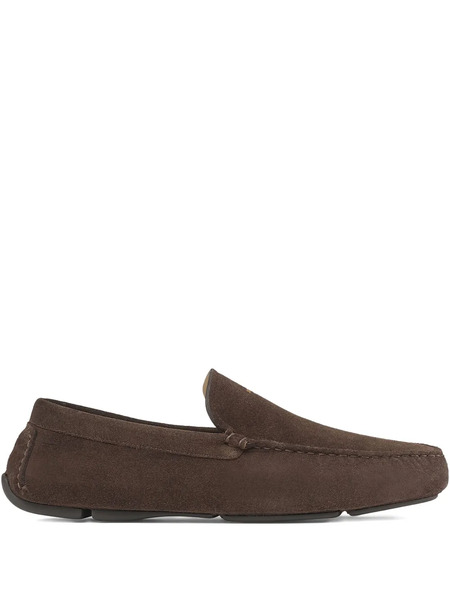  Jimmy Choo Leather Loafers - Brown 