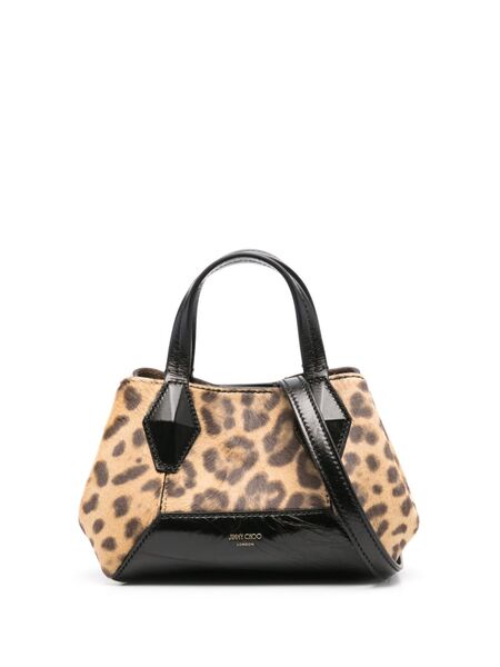  Jimmy Choo Mini Diamond Tote Bag - Neutrals 