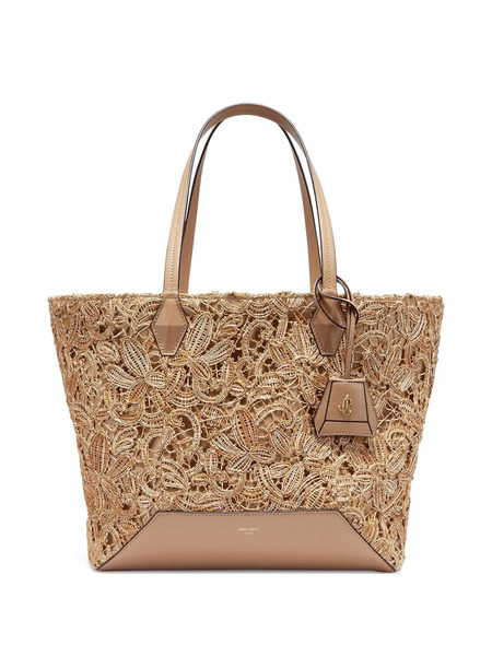  Jimmy Choo Mini Diamond Tote Bag - Neutrals 