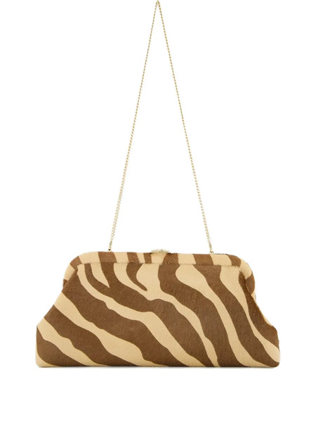  Jimmy Choo Mini Skylar Shouder-chain Clutch Bag - Brown 