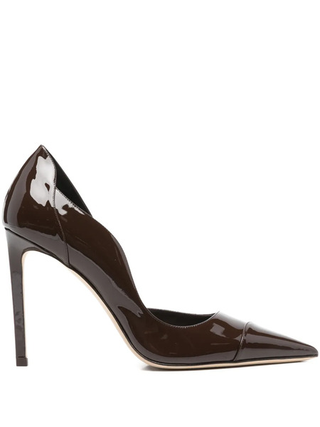  Jimmy Choo 100mm Brigitte Pumps - Brown 