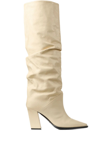  Jimmy Choo 85mm Hart Boots - Neutrals 
