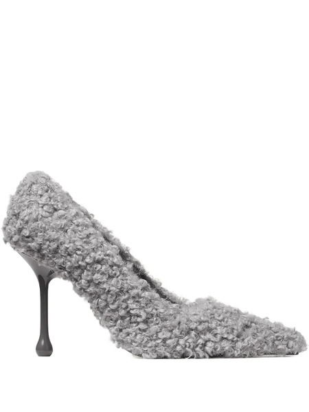  Jimmy Choo 95mm Ixia Pumps - Grey 
