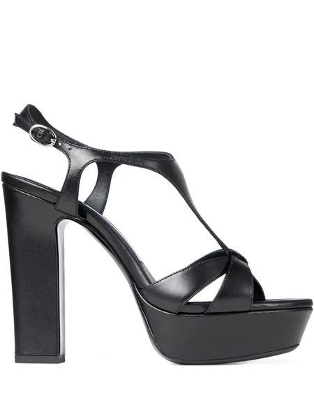 Jimmy Choo 120mm Kesia Platform Bow Sandals - Black 