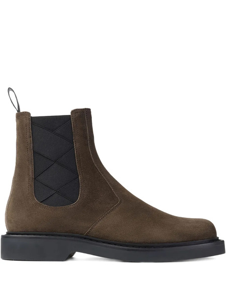  Jimmy Choo Reggie Woven-panel Chelsea Boots - Brown 