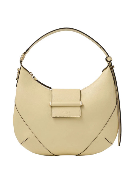  Jimmy Choo Small Bar Leather Shoulder Bag - Yellow 