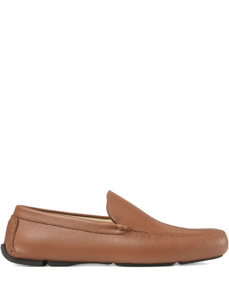  Jimmy Choo Stanly Driver Loafers - Brown 