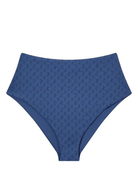  Jimmy Choo Suma Monogram Bikini Bottoms - Blue 