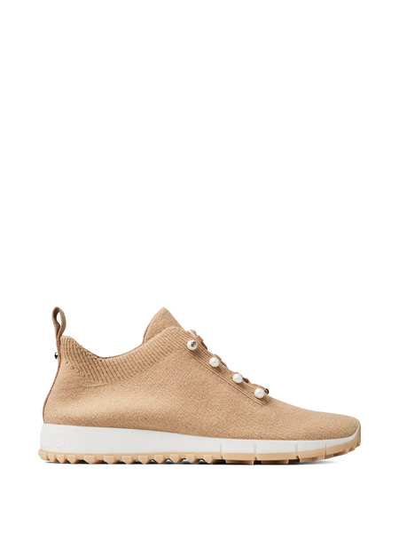  Jimmy Choo Veles Pearl Lace-up Sneakers - Neutrals 