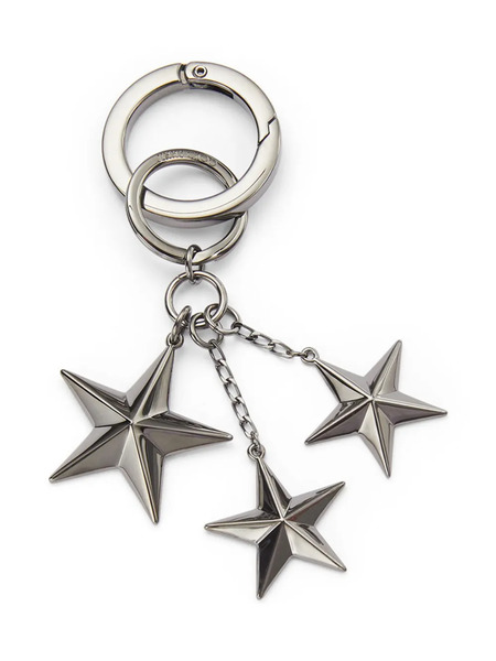  Jimmy Choo Westley Keyring - Silver 