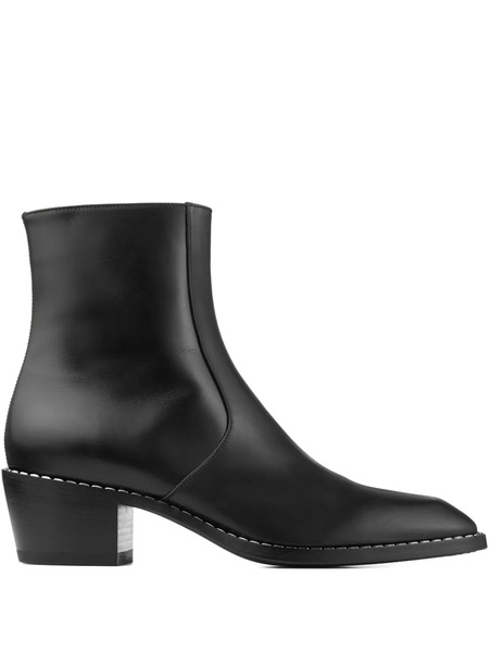  Jimmy Choo Wilder Leather Boots - Black 