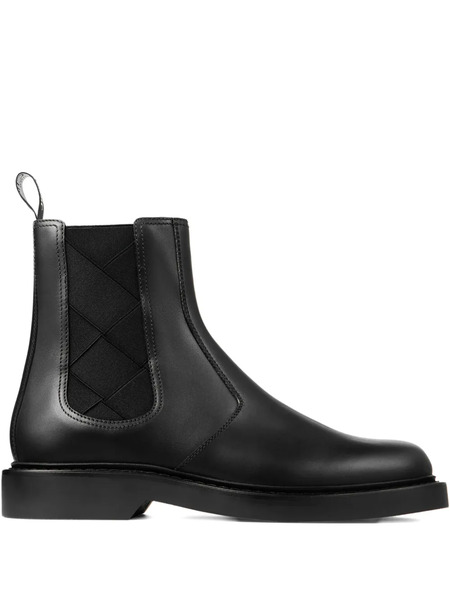  Jimmy Choo Woven-panel Chelsea Boots - Black 