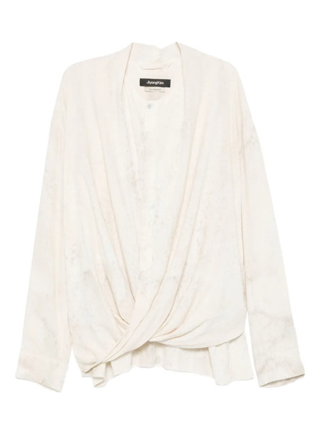  Jiyongkim Draped Shirt - Neutrals 