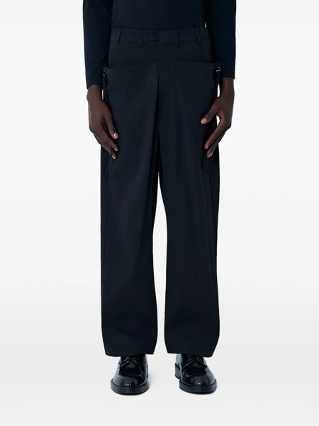  _j.l-a.l_ Pistular Layered Canvas Trousers - Black 