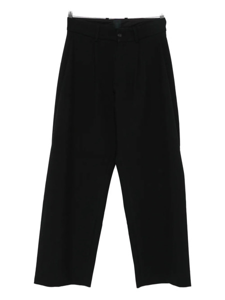  J.lal Uvas Pleated-front Trousers - Black 