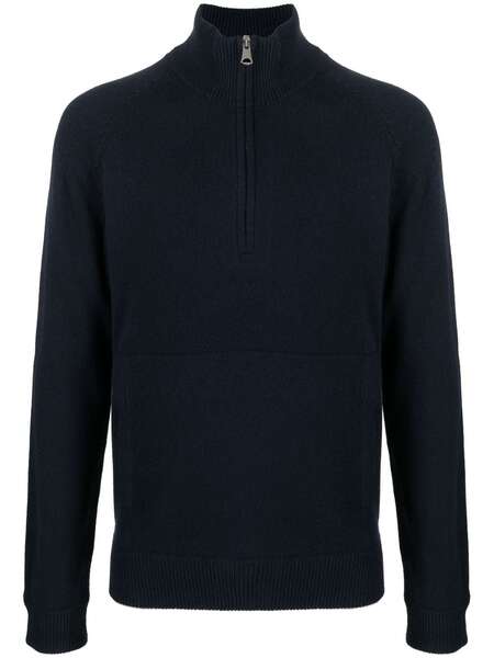  J.lindeberg Collin Half-zip Knit Jumper - Blue 