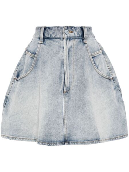  Jnby A-line Denim Skirt - Blue 