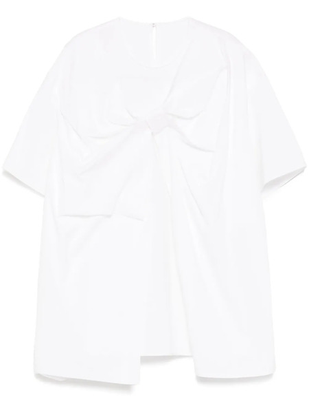  Jnby Bow-embellished Top - White 