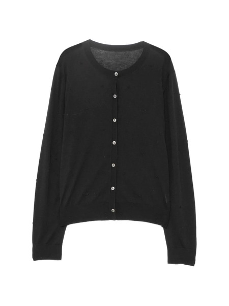  Jnby Button-fastening Cardigan - Black 