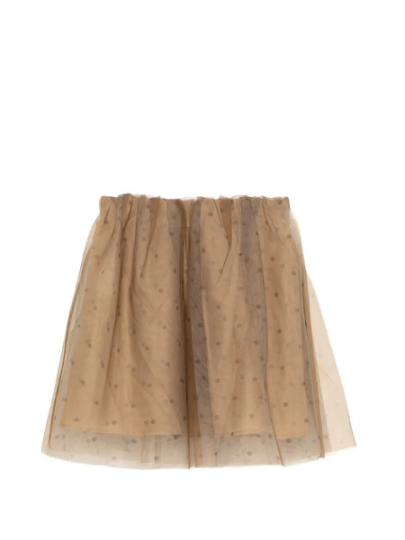  Jnby By Jnby Polka-dot Skirt - Neutrals 