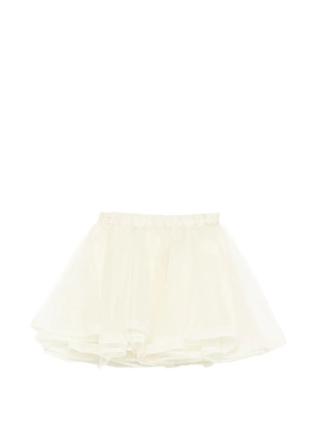  Jnby By Jnby Puffball-hem Skirt - Neutrals 