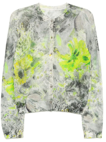  Jnby Jacquard Cardigan - Green 