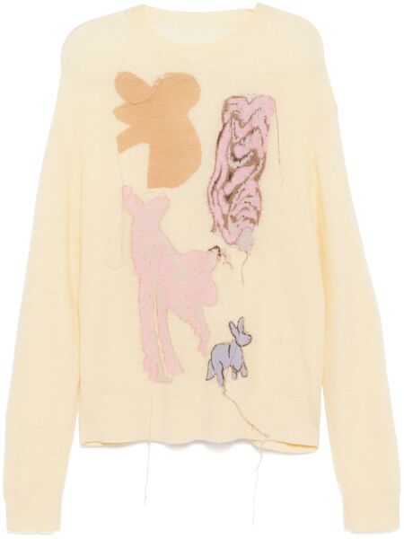  Jnby Jacquard Jumper - Yellow 