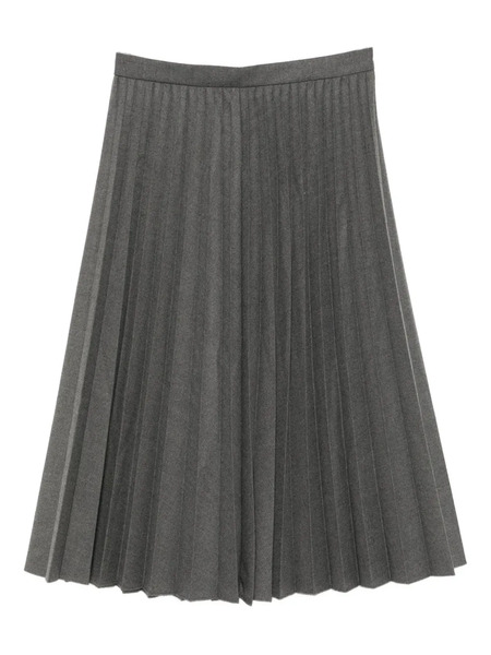  Jnby Pleated Midi Skirt - Grey 