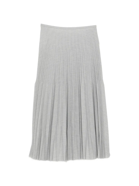  Jnby Pleated Midi Skirt - Grey 