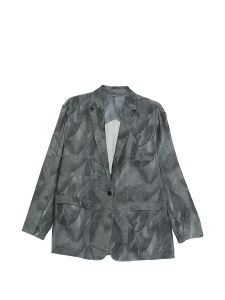 Jnby Printed Blazer - Grey 