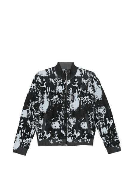  Jnby Printed Cardigan - Black 